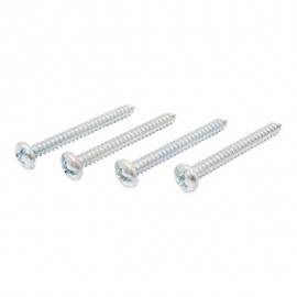 TORNILLO METAL CABEZA CHATA RANURADA 12 X 2" 10P - Envío Gratuito
