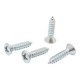 TORNILLO METAL CABEZA OVALADA RANURADA 12X 1" 10P - Envío Gratuito