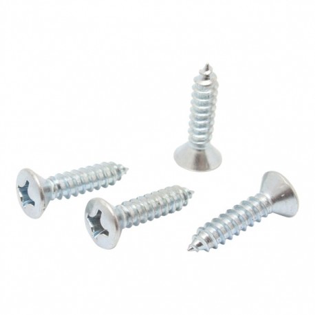 TORNILLO METAL CABEZA OVALADA RANURADA 12X 1" 10P - Envío Gratuito