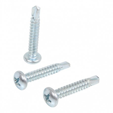 TORNILLO AUTOPERFORANTE REDONDA 6-20 X 3/4" 10 PIEZAS - Envío Gratuito