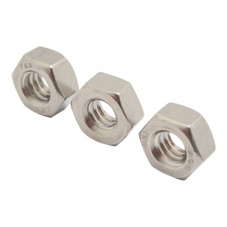 TUERCA HEXAGONAL ACERO INOXIDABLE 1/4"-20" - Envío Gratuito