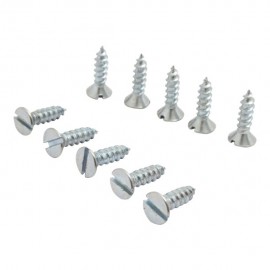 TORNILLO CABEZA PLANA DE RANURA-ZN10 X 3 - Envío Gratuito