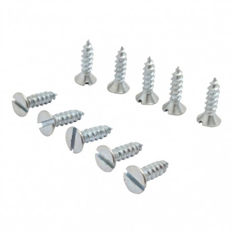 TORNILLO CABEZA PLANA DE RANURA-ZN10 X 3 - Envío Gratuito