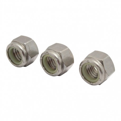TUERCA SEGURIDAD ACERO INOXIDABLE 3/8"-16" - Envío Gratuito