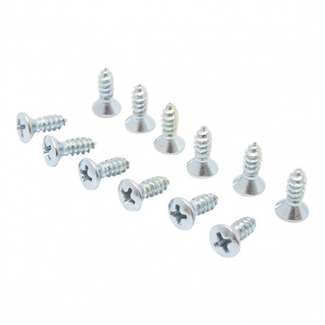 TORNILLO METAL CABEZA OVALADA RANURADA 6 X 1" 10P - Envío Gratuito