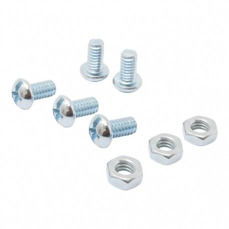 TORNILLO PARA MÁQUINA CABEZA REDONDA RANURADA 1/4"-20 X 1/2" 10P - Envío Gratuito