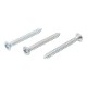 TORNILLO METAL CABEZA OVALADA RANURADA 8 X 1-1/4" 10P - Envío Gratuito