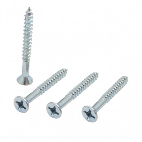 TORNILLO CABEZA PLANA RANURA-ZN 8" X 3" - Envío Gratuito