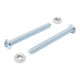 TORNILLO PARA MÁQUINA CABEZA REDONDA RANURADA 1/4"-20 X 2" 10P - Envío Gratuito