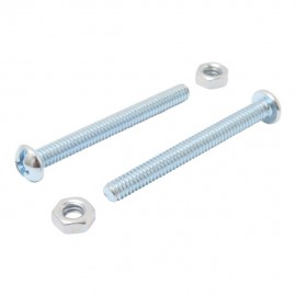 TORNILLO PARA MÁQUINA CABEZA REDONDA RANURADA 1/4"-20 X 2" 10P - Envío Gratuito