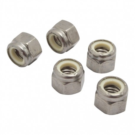 TUERCA SEGURIDAD ACERO INOXIDABLE 1/4"-20" - Envío Gratuito