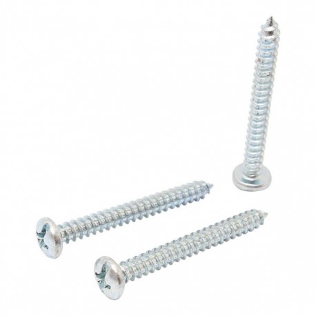 TORNILLO METAL CABEZA CHATA RANURADA 10 X 1" 10P - Envío Gratuito
