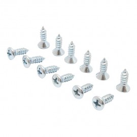 TORNILLO METAL CABEZA OVALADA RANURADA 8 X 1/2" 10P - Envío Gratuito