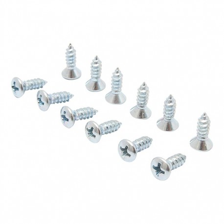 TORNILLO METAL CABEZA OVALADA RANURADA 8 X 1/2" 10P - Envío Gratuito