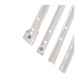 CORREDERA TIPO EUROPEO 500 MM BLANCO - Envío Gratuito