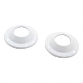 JUEGO DE BRIDAS BLANCO PARA TUBO 1 - Envío Gratuito