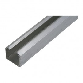 RIEL U-21 DE ALUMINIO 3M - Envío Gratuito