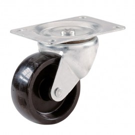 RUEDA CON SOPORTE ROTATORIO 4" - Envío Gratuito
