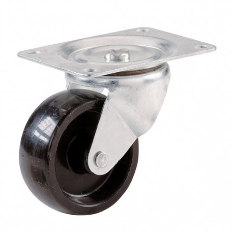 RUEDA CON SOPORTE ROTATORIO 4" - Envío Gratuito