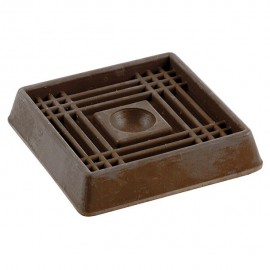 SOPORTE AL PISO CUAD 2-1/4 CAFÉ - Envío Gratuito