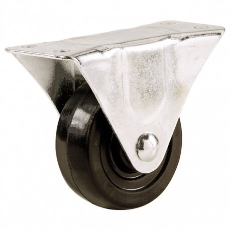 RUEDA DE GOMA BASE RÍGIDA 2-1/2" - Envío Gratuito