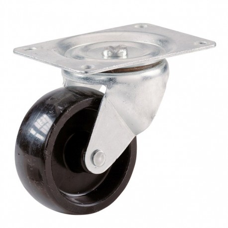 RUEDA CON SOPORTE ROTATORIO 3" - Envío Gratuito