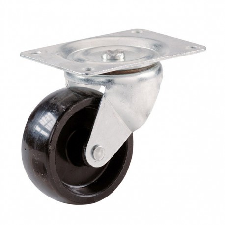 RUEDA CON SOPORTE ROTATORIO 2-1/2" - Envío Gratuito