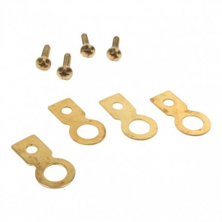 CUELGA CUADROS BRONCE CHICO 4 PIEZAS - Envío Gratuito
