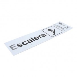 LETRERO "ESCALERA" 8 X 23 CM - Envío Gratuito