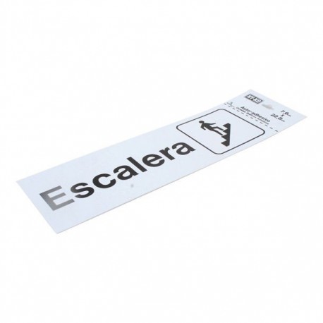 LETRERO "ESCALERA" 8 X 23 CM - Envío Gratuito