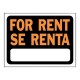 LETRERO FOR RENT / SE RENTA 23 X 30 CM - Envío Gratuito