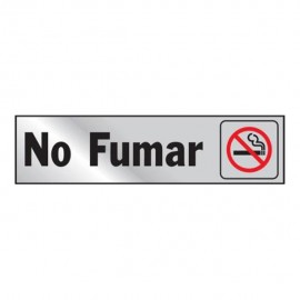 LETRERO "NO FUMAR" 2X8 PULG - Envío Gratuito