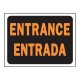 LETRERO ENTRANCE ENTRADA 23 X 30 CM - Envío Gratuito