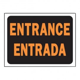LETRERO ENTRANCE ENTRADA 23 X 30 CM - Envío Gratuito