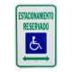 LETRERO ESTACIONAMIENTO RESERVADO - Envío Gratuito