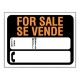 LETRERO FOR SALE - AUTO / SE VENDE -AUTO 23 X 30 CM - Envío Gratuito
