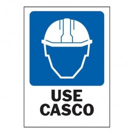 LETRERO USE CASCO 25 X 36 CM - Envío Gratuito