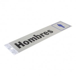 LETRERO "HOMBRES" - Envío Gratuito