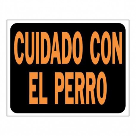 LETRERO CUIDADO CON EL PERRO - Envío Gratuito