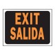 LETRERO EXIT / SALIDA 20 X 30 CM - Envío Gratuito