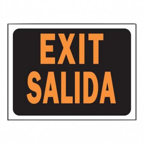 LETRERO EXIT / SALIDA 20 X 30 CM - Envío Gratuito