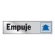 LETRERO "EMPUJE" 2X8 PULG - Envío Gratuito
