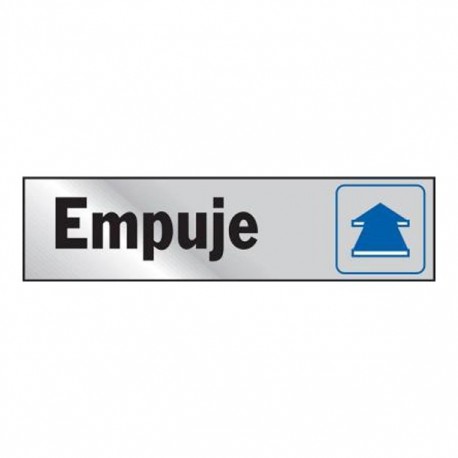 LETRERO "EMPUJE" 2X8 PULG - Envío Gratuito