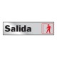 LETRERO SALIDA 2X8 - Envío Gratuito