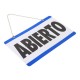 LETRERO ABIERTO Y CERRADO RELOJ SEÑALA - Envío Gratuito