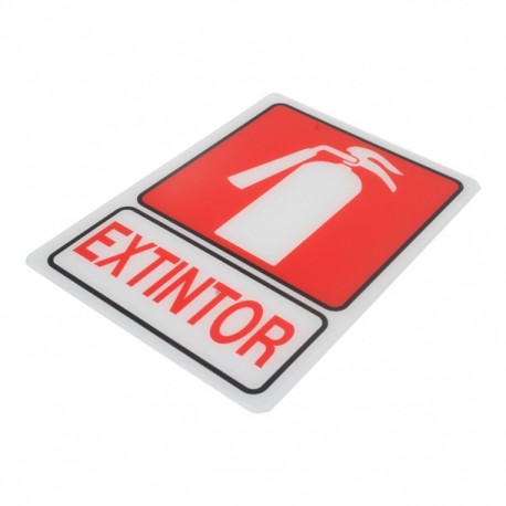 LETRERO DE "EXTINTOR" - Envío Gratuito