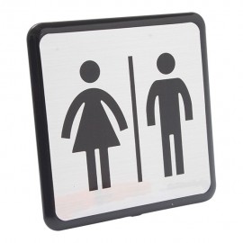 PLACA DE SÍMBOLO DE BANOS - Envío Gratuito