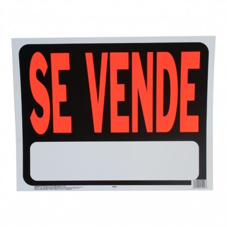 LETRERO "SE VENDE" 15X19 CM - Envío Gratuito