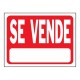 LETRERO DE "SE VENDE" 9" X 12" - Envío Gratuito