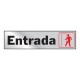 LETRERO ENTRADA 2X8 - Envío Gratuito